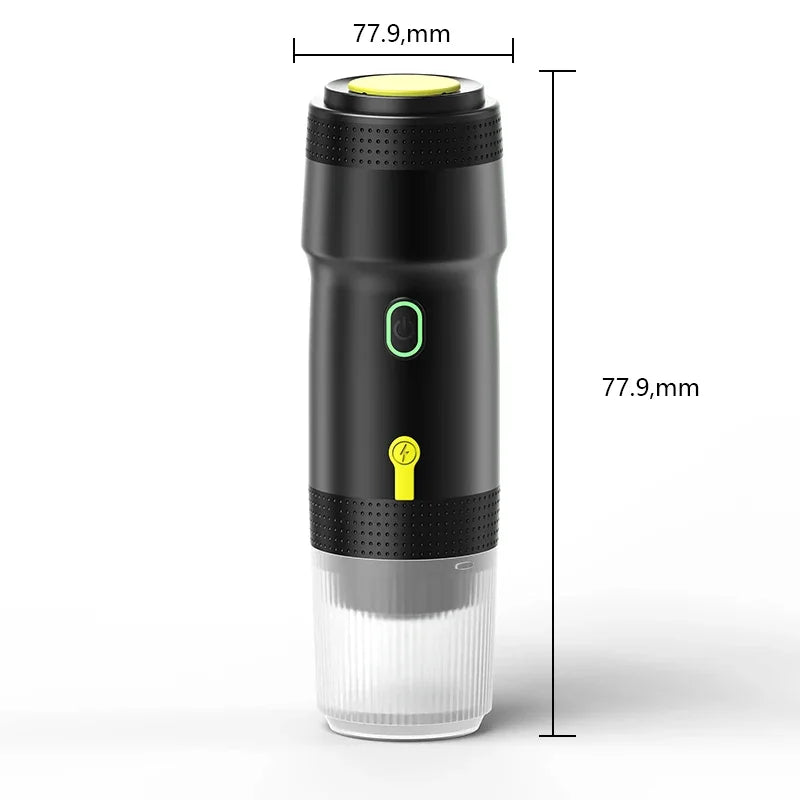 3-in-1 Electric Portable Coffee Machine Portable Italian Espresso Machine Capsule Powder Travel Coffee Maker for Car & Home