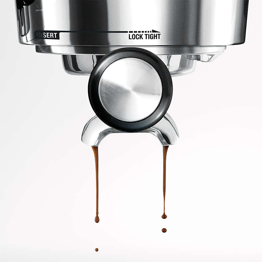 Breville Barista Pro Stainless Steel Espresso Maker in Black Truffle