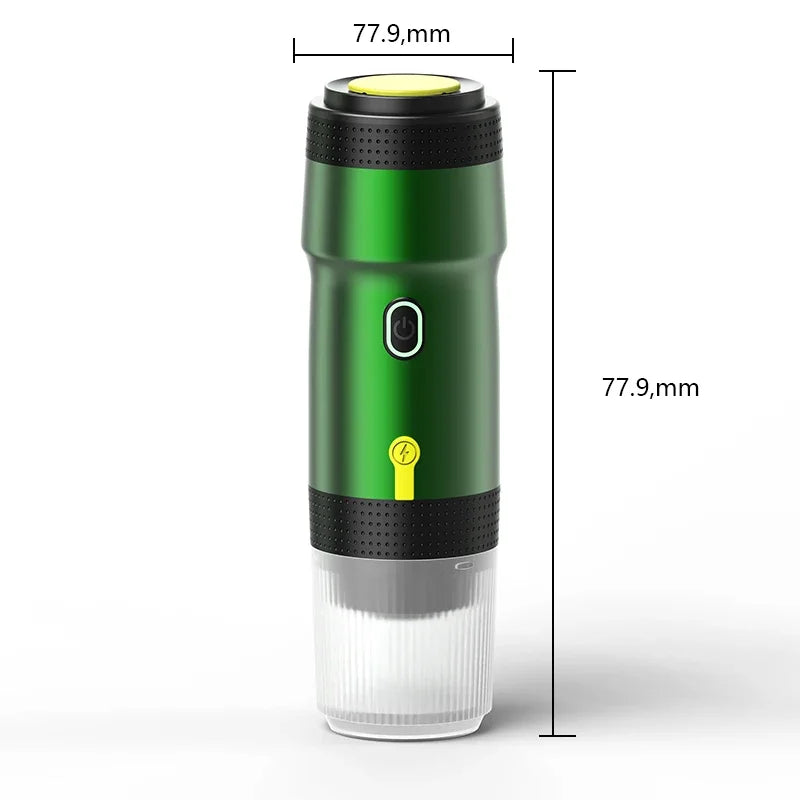3-in-1 Electric Portable Coffee Machine Portable Italian Espresso Machine Capsule Powder Travel Coffee Maker for Car & Home