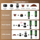 3-in-1 Electric Portable Coffee Machine Portable Italian Espresso Machine Capsule Powder Travel Coffee Maker for Car & Home