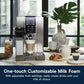 Connected Espresso & Coffee Machine with Automatic Milk Frother, One Touch Latte, Color Touch Display, Portable Coffee Maker