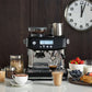 Breville Barista Pro Stainless Steel Espresso Maker in Black Truffle