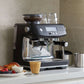 Breville Barista Pro Stainless Steel Espresso Maker in Black Truffle